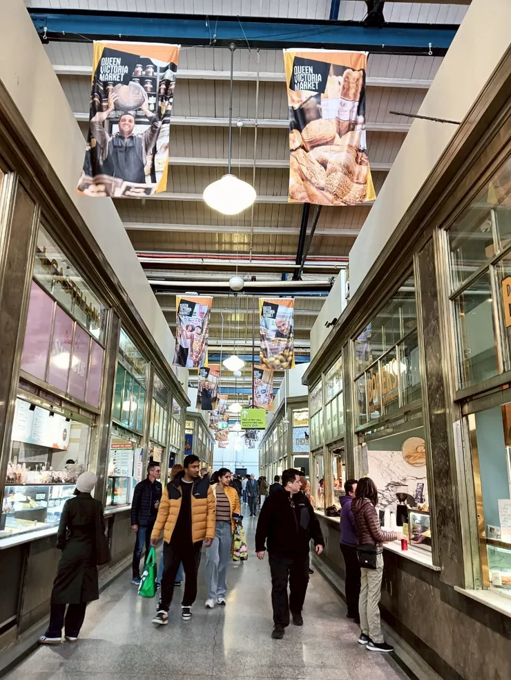 維多利亞女王市場是澳洲最大的露天市場,至今已有100多年歷史。(圖源/作者自攝)