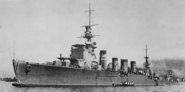 日本輕巡洋艦神通號，1925年