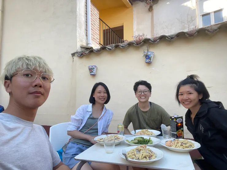 左起sky、Mei、我、Shellen。