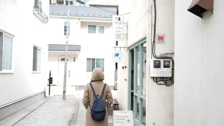 圖1 TN本店（中目黑站）與我