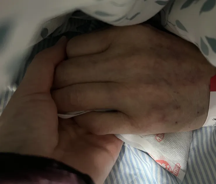 與父親的最後一張合照 (攝於2023.12.17)