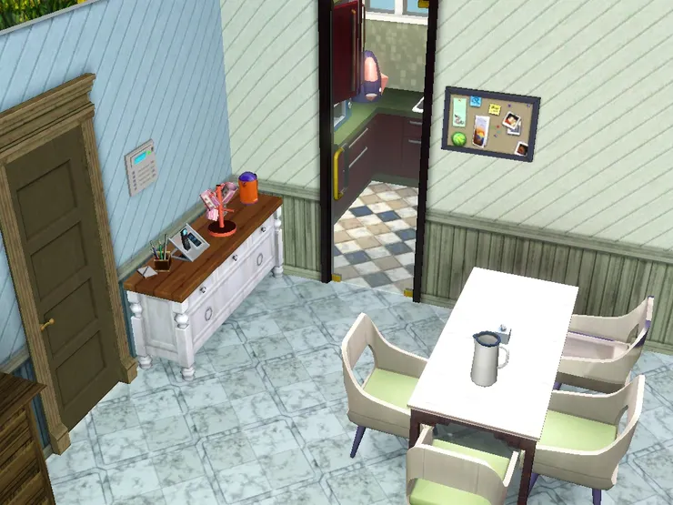 坐在這裏飯廳用餐應該覺得很輕鬆溫暖，就是家的感覺，在廚房剛做好的菜立即可以拿出餐桌享用。