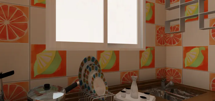 廚房也最好有窗，尤其這裏沒有安裝抽油煙機。