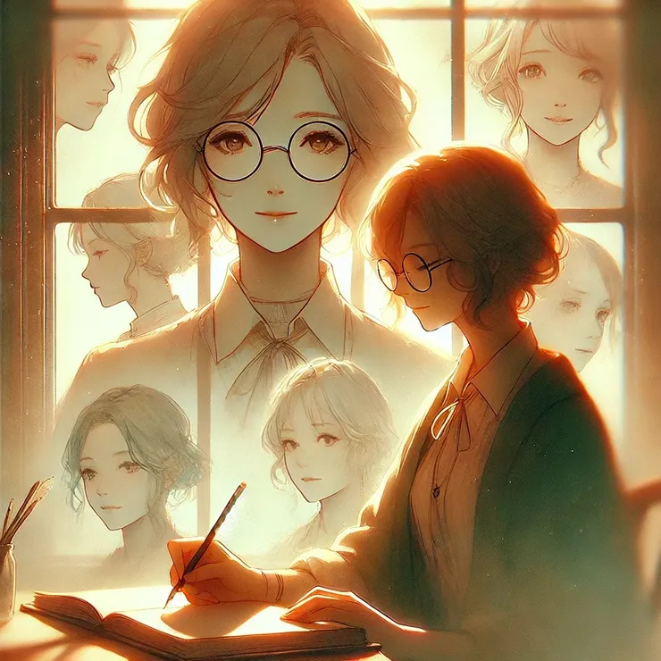 In her world, faces are maps; they hold stories of laughter and sorrow etched into the skin, the light behind eyes, and the subtleties of half-remembered smiles.