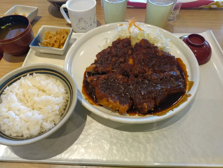 特大炸豬排定食