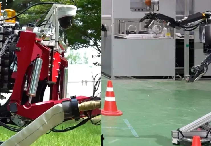 Photo: Korea’s ARMstrong Dex Robot Nails Bottle‑Throw Test in Disaster Drill.