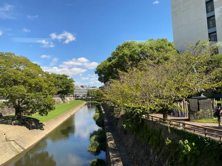 熊本城外護城河