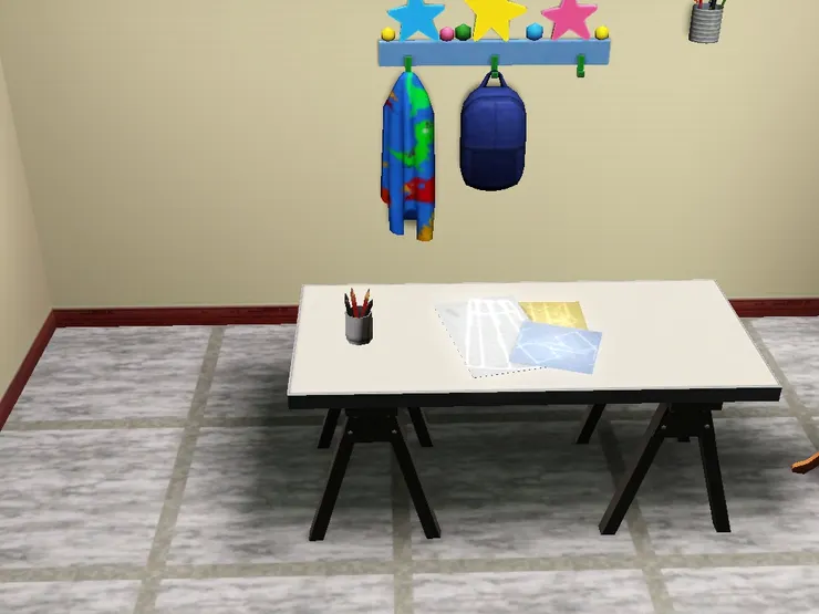 當然有筆和很大的空間。