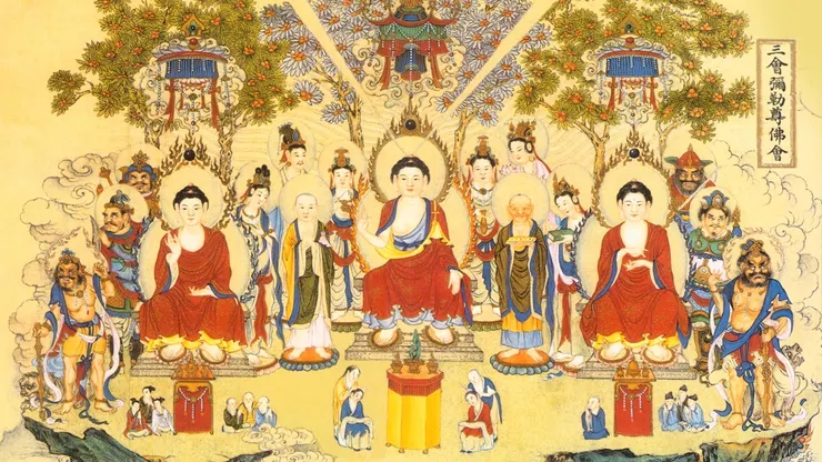 彌勒菩薩 : 受佛囑咐弘揚淨土法門，當來三會龍華，度盡一切眾生