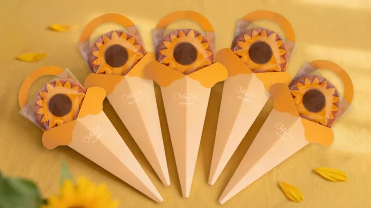 向日葵花束軟餅乾千層酥