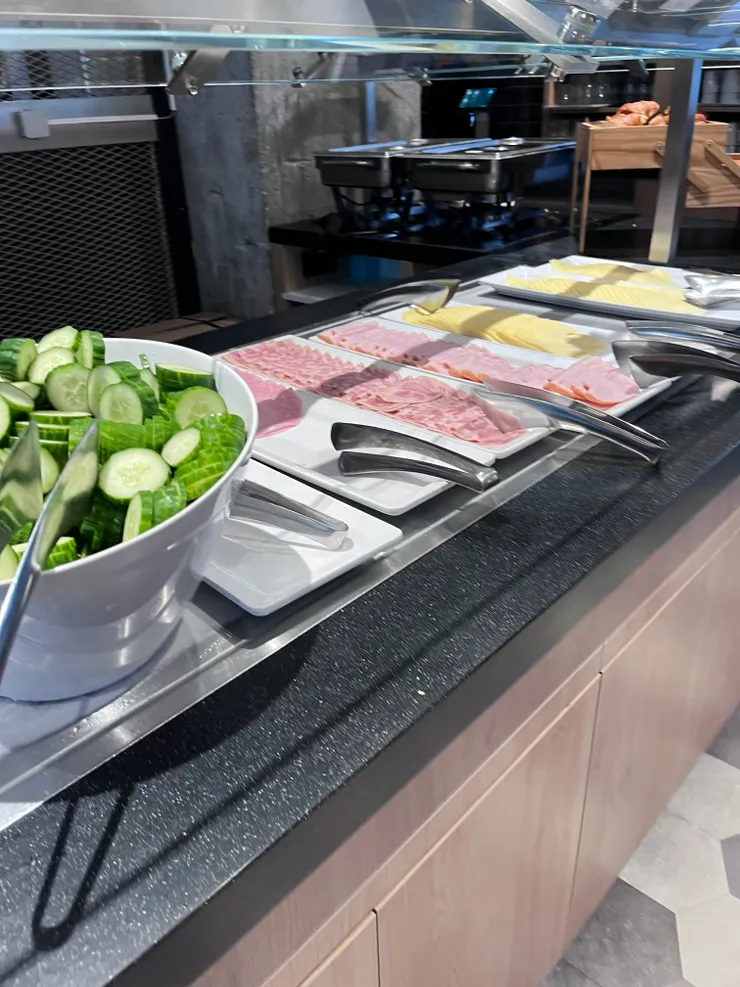 智選假日飯店-德勒斯登中心(Holiday Inn Express Dresden Zentrum)用餐區