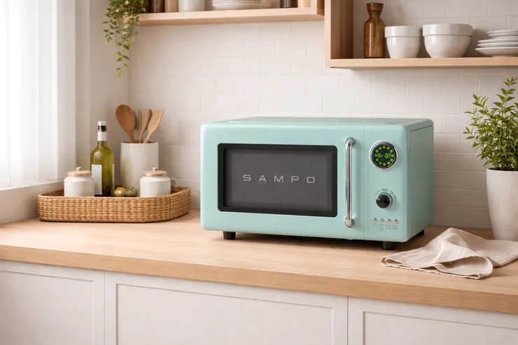 SAMPO聲寶 天廚20L微電腦平台式經典美型微波爐 RE-C020PM
