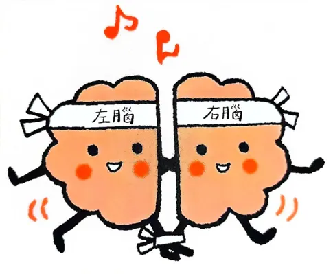 善用左右腦，成為最強左撇子(圖片引自本書第167頁)