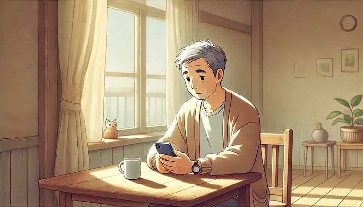 退休第五年,他終於開始使用AI。 不是為了趕上什麼,只是不想再裝作聽得懂。