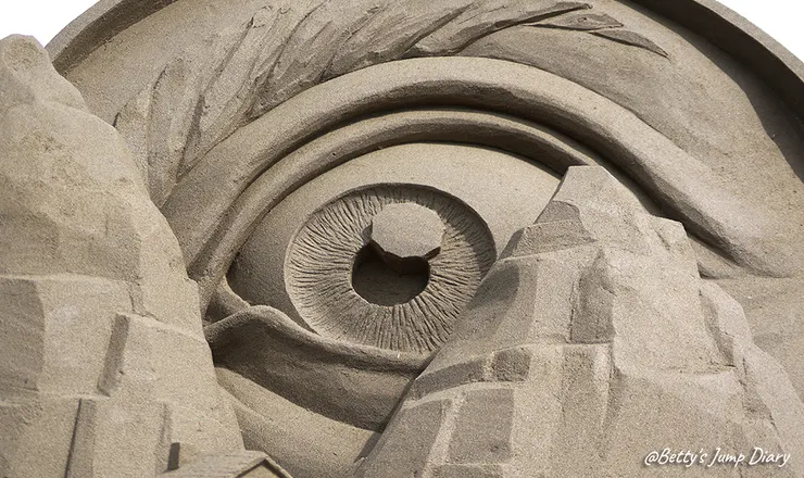 ▲2025苗栗「通霄沙雕藝術節」逍遙沙城/圖片來源：Betty's Jump Diary