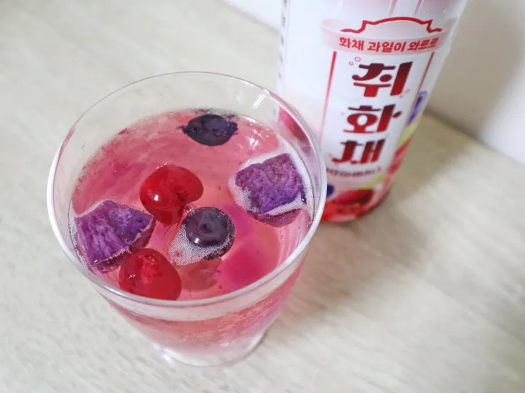 韓國綜合水果椰果 Highball 。