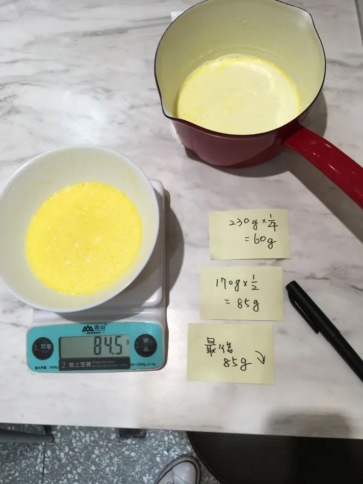 因為現場第一次製作兼顧拍攝，故算數上為求便利，自動採用四捨五入、不夠精確請多包涵。