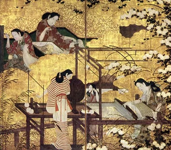 牛郎織女的傳說傳到日本後，與當地傳說結合，成為棚機津女傳說與日本七夕的來源。（圖源／新川神社）