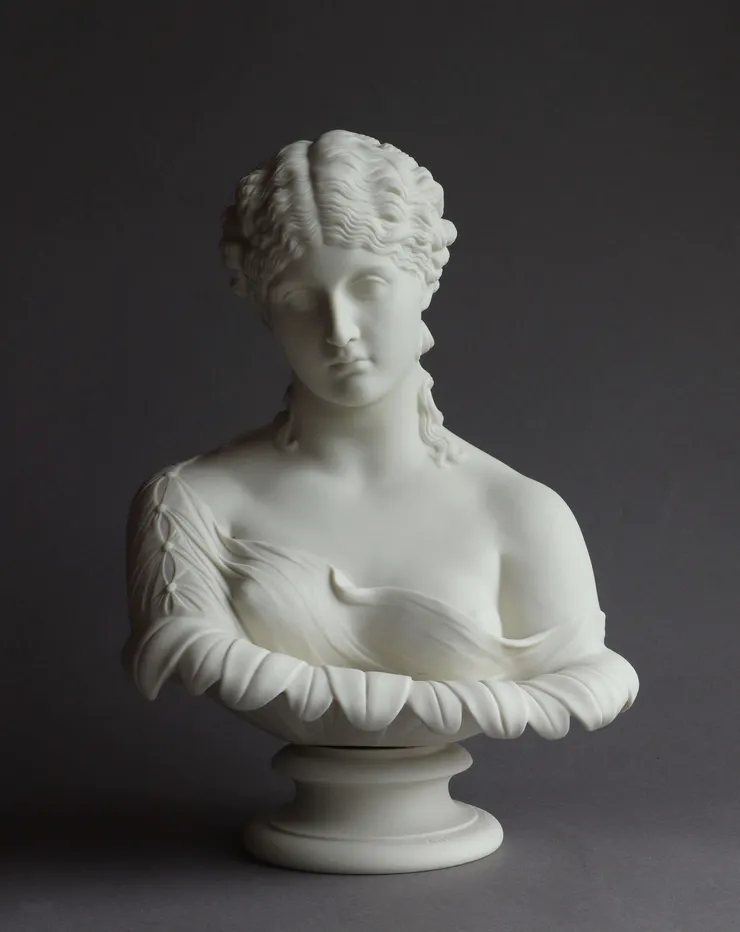 因癡戀太陽神阿波羅，因而被希臘諸神變成向日葵的水澤仙女柯萊蒂(Clytie)。