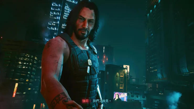 由基努李維飾演的強尼，只不過2.0版本把他的眼睛調大了一點