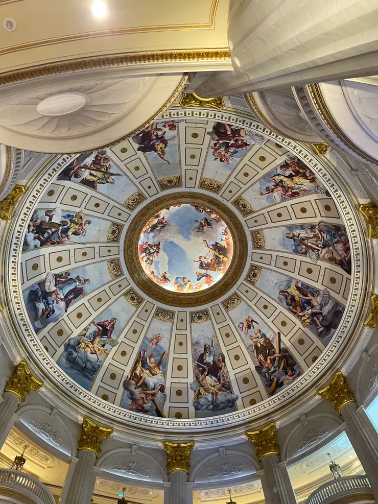 澳門巴黎人酒店，美麗的穹頂。