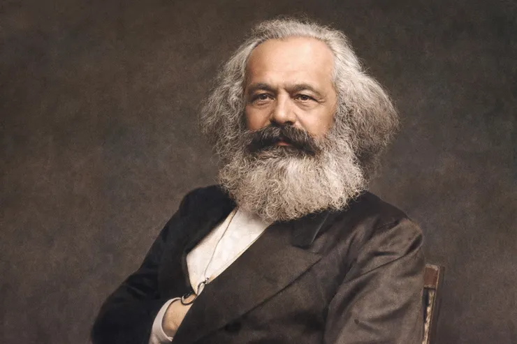 德國思想家 卡爾．馬克思  圖片來源：ChatGPT繪製