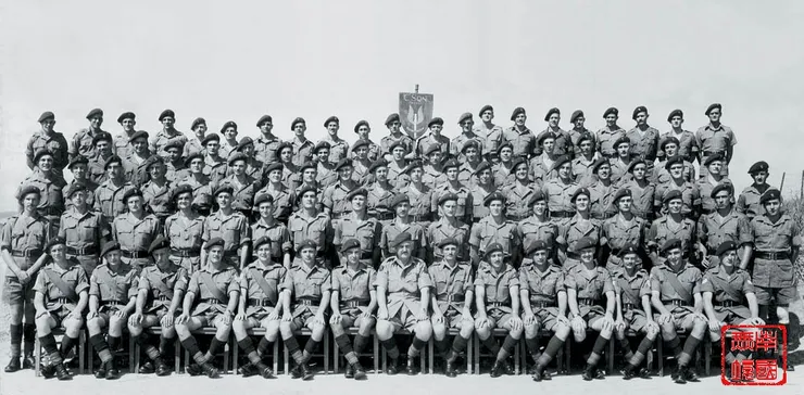 第22特種空勤團“C中隊”士兵全體合照，1953年。- C (Rhodesia) Squadron 22 Special Air Service Regimental Association官方網站。