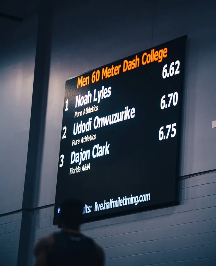 RADD Sports College Invitational and Multi-Event Men's 60m Heat 1