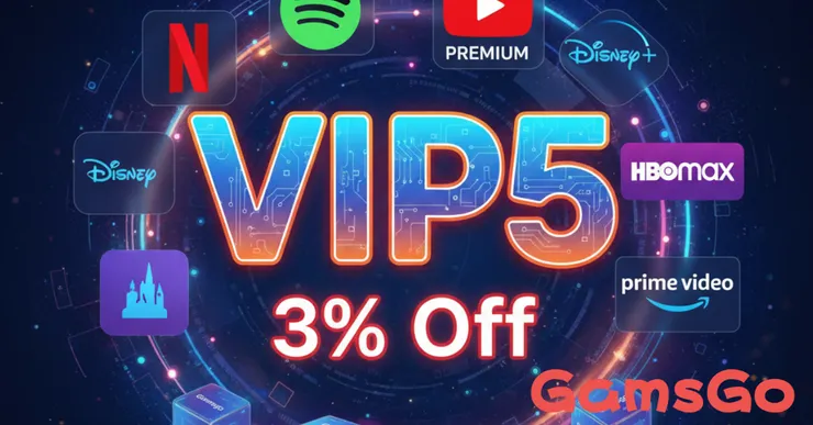 GamsGo 折扣碼【VIP5】再享97折！Netflix/YouTube 省錢指南