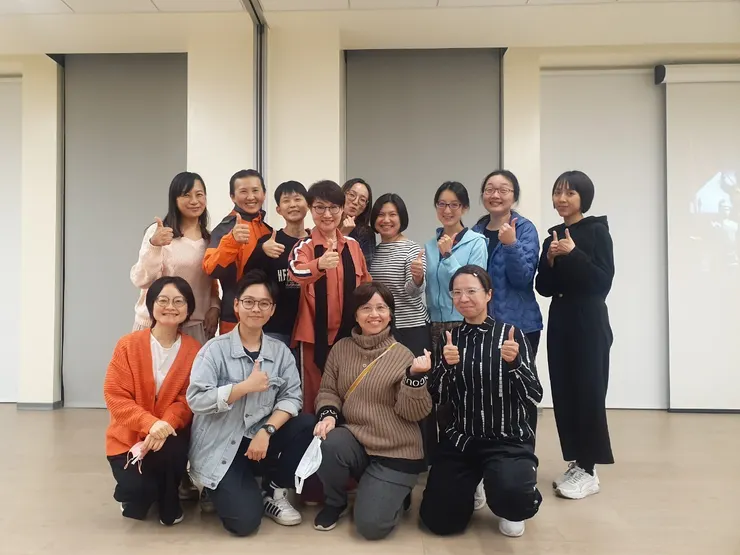 人間國寶小咪老師與學員大合照