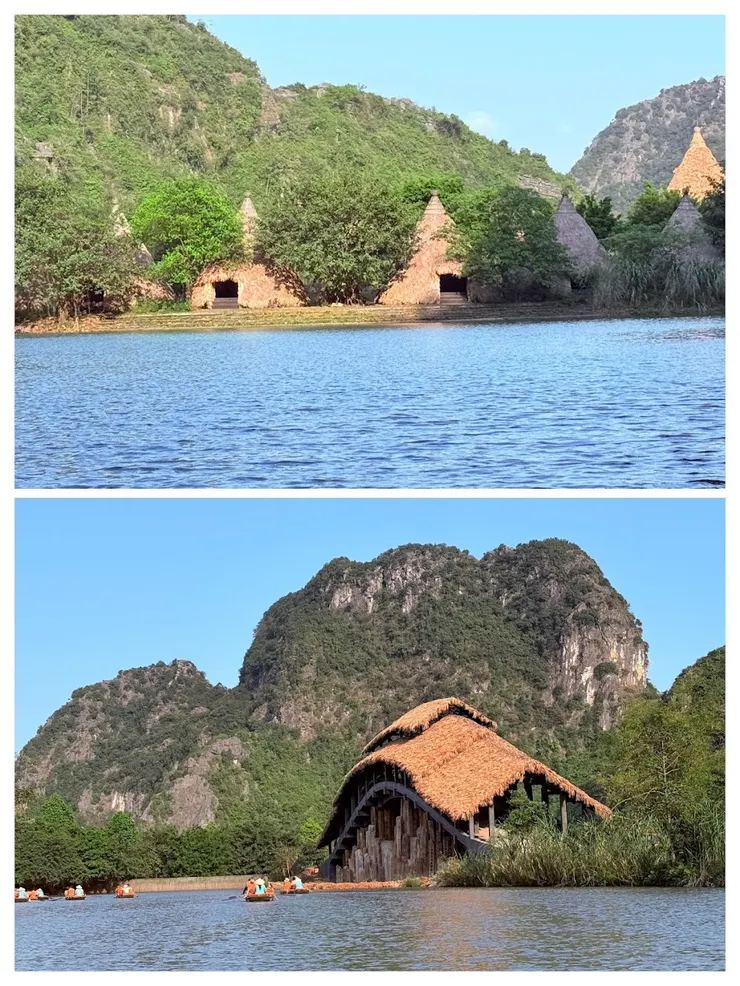 電影[金剛：骷顱島]搭建的原住民部落