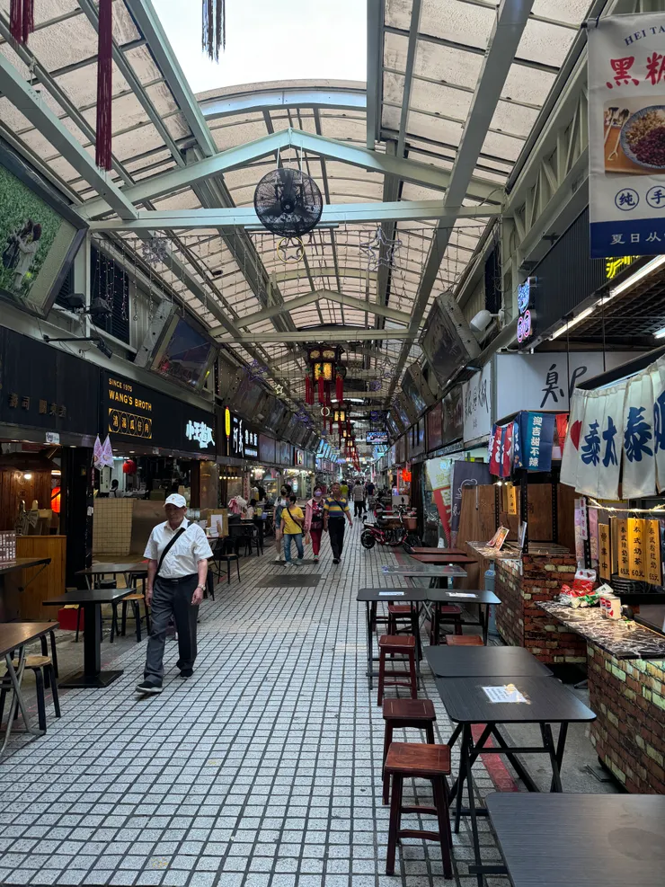  華西街夜市內實景