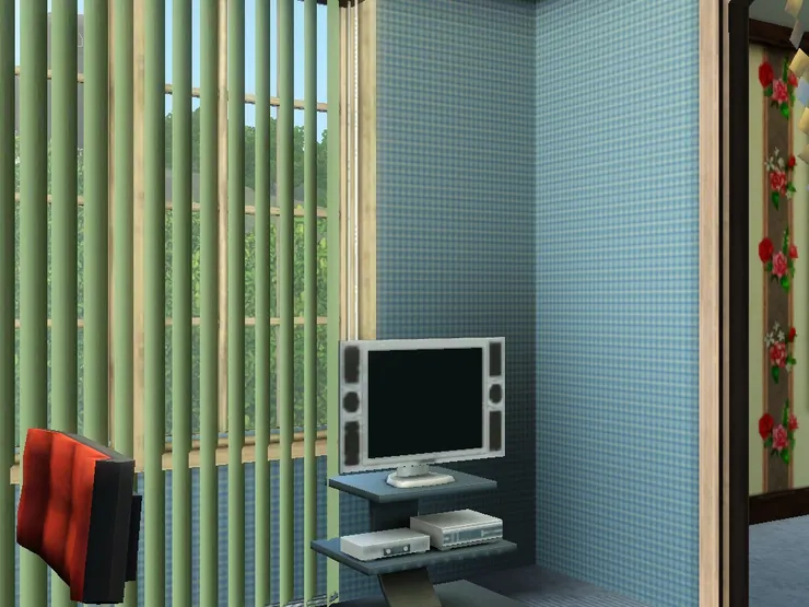 另一邊則是個小廳看電視。