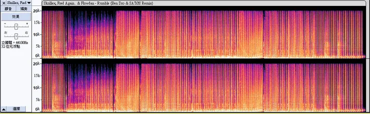 這是DJ最常用音質320kbps，20k以上赫茲會被削掉
