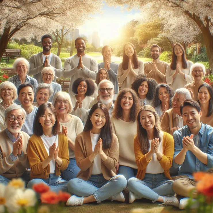 copilot。幫我畫張畫：感謝上天