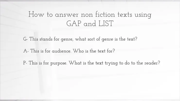 非虛構文本的解讀方法