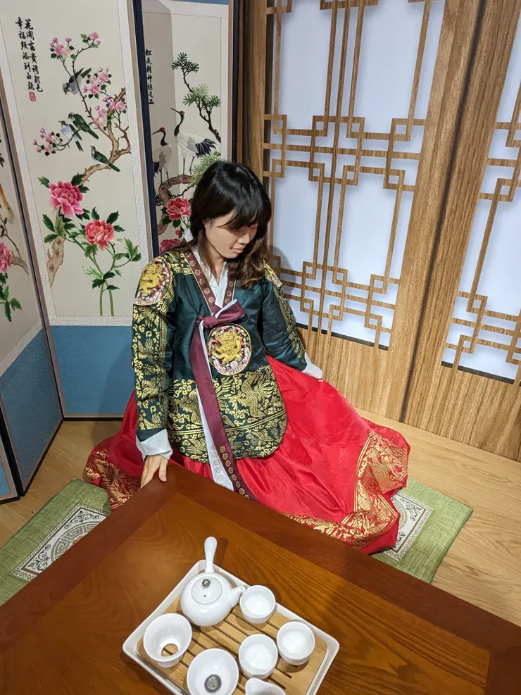 韓國月一樓體驗區免費韓服體驗