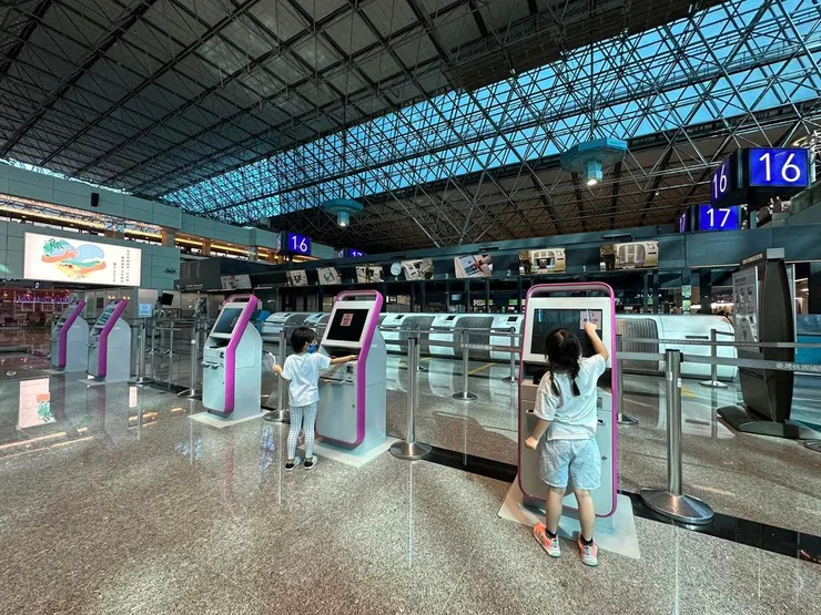 這張照片拍攝於桃園國際機場。