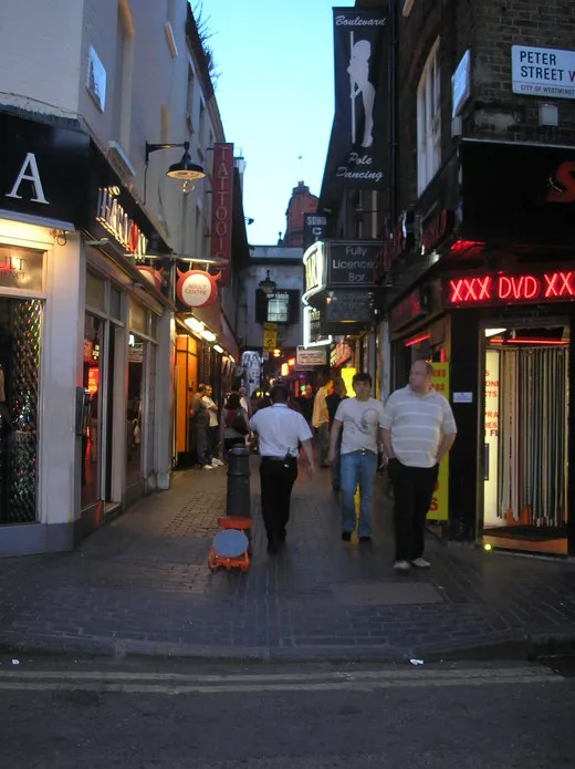 英國倫敦的紅燈區,已經逐漸轉型與地下化