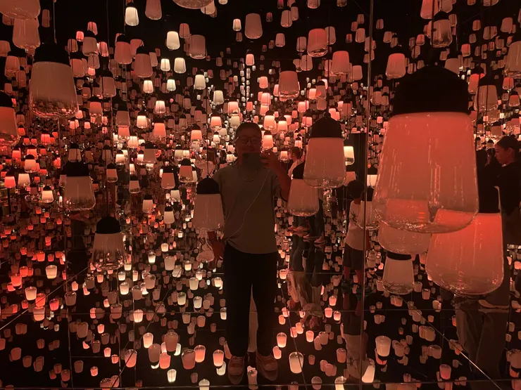 京都的 Teamlab 有 3 層樓