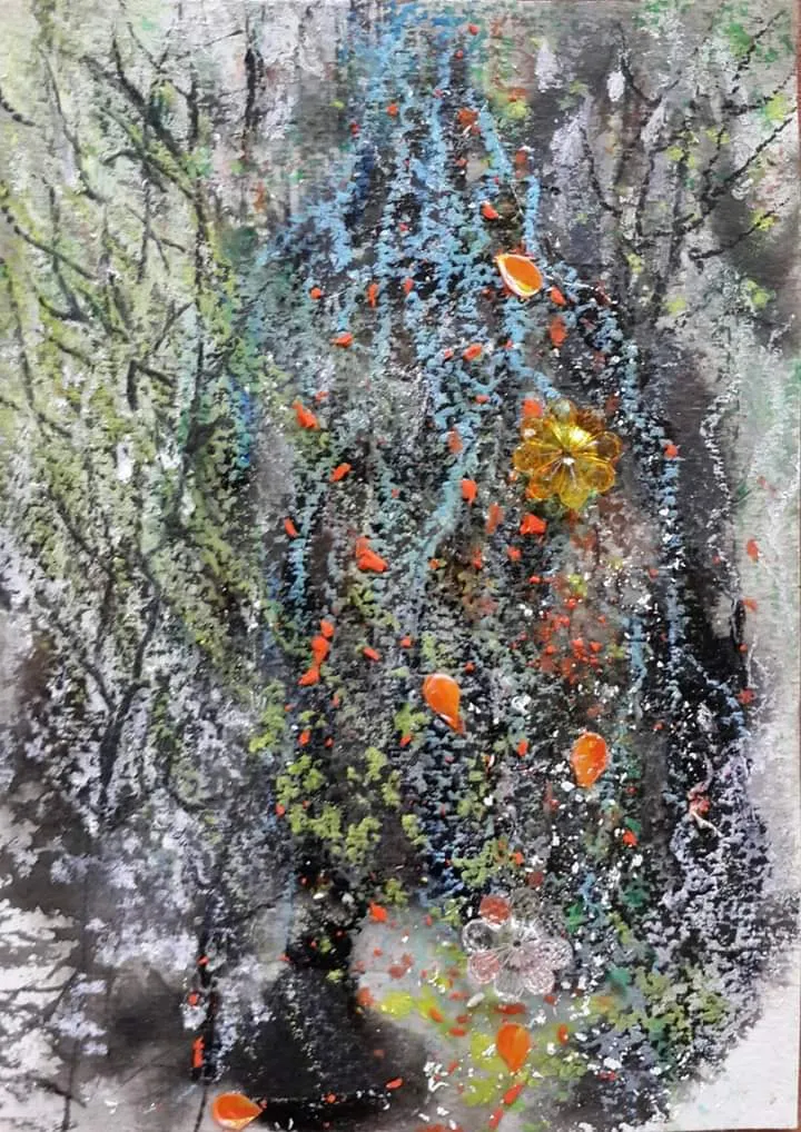 禪繞樹/多媒材創作/Mingling手繪