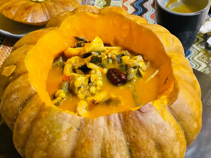 滿滿的南瓜雞湯