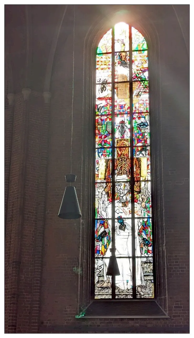 有很棒的玻璃藝術彩繪, 很可惜當地介紹都是德文為主,所以無法了解內容