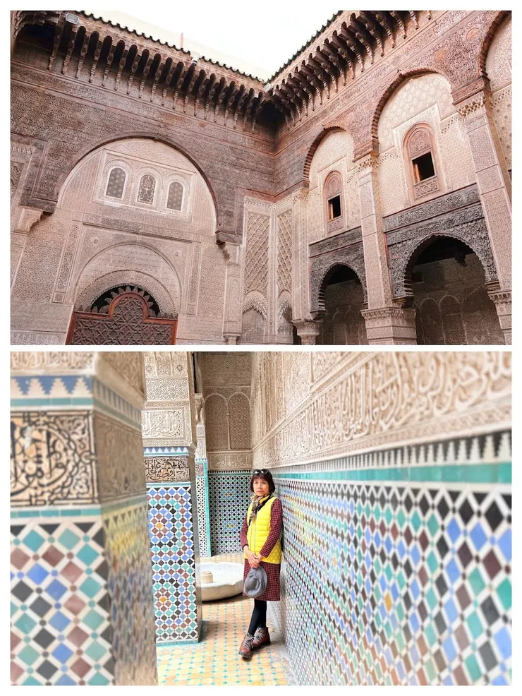 大量運馬賽克和泥塑，還多了雪松木雕的屋簷和裝飾， 感覺更加穩重和典雅。