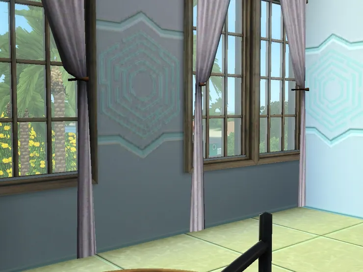 原來不是忘了貼，而是不受光所以看不到。客廳也曾發生過這種事。