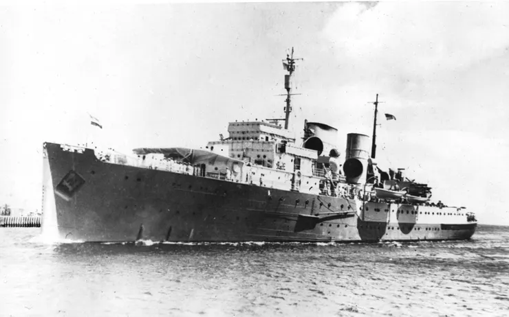 通過巴拿馬運河的大衛王子號。