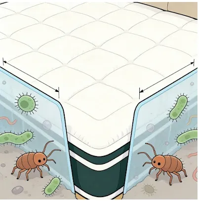 冰絲涼感980床墊示意圖