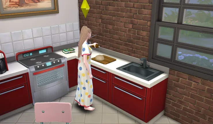 早起的桑雅又在做飯囉~