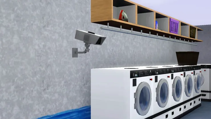 CCTV在拍著，別出古惑，正正經經洗服吧。