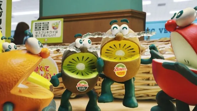 Zespri 2025年停格動畫廣告（圖 / dwarf studios）